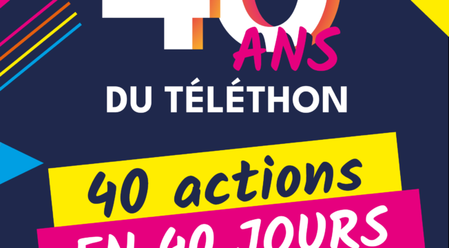 Programmation 40 actions du Téléthon